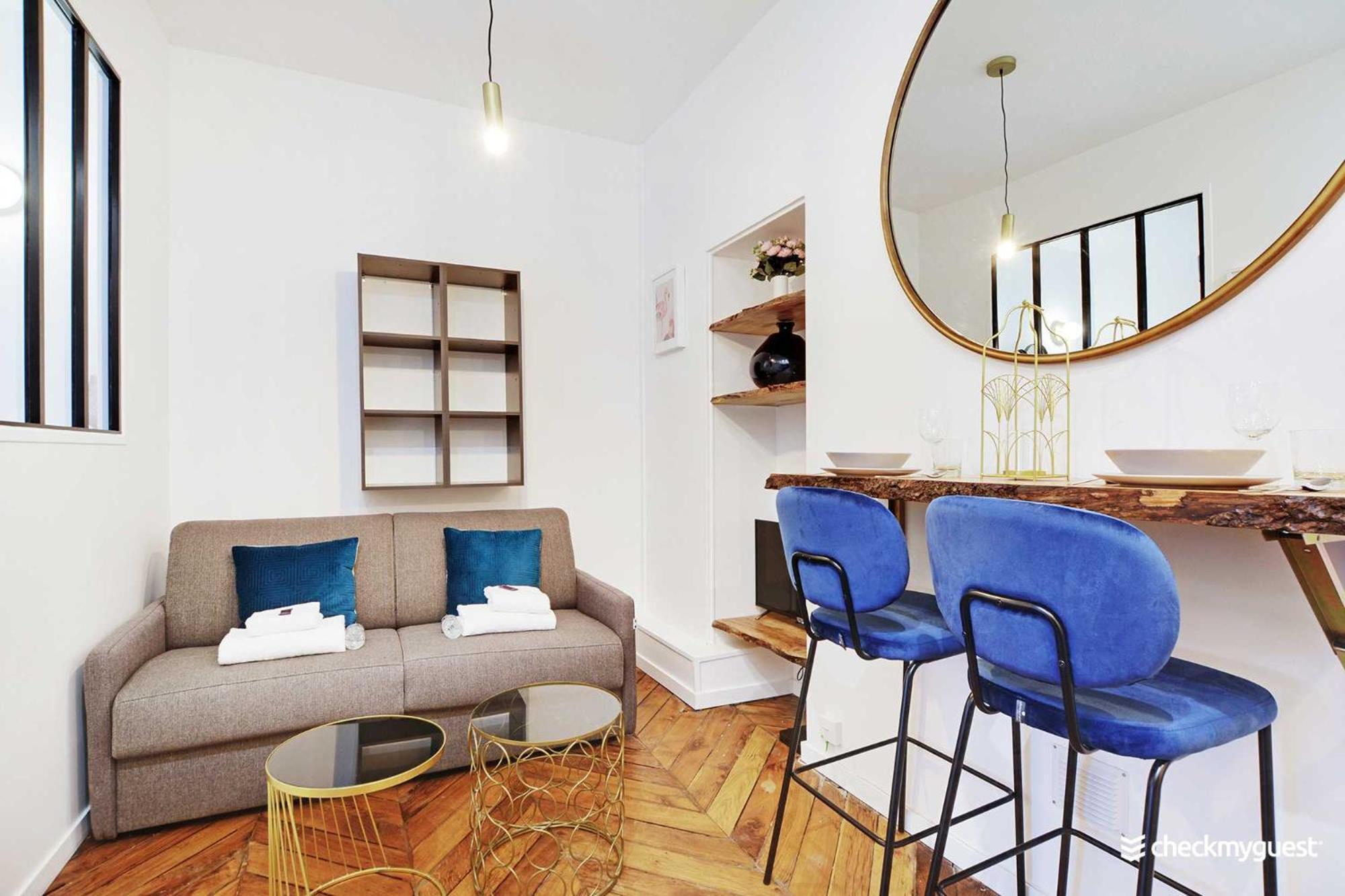 Chic Parisian Retreat Alexandre Dumas 2C Appartement Buitenkant foto